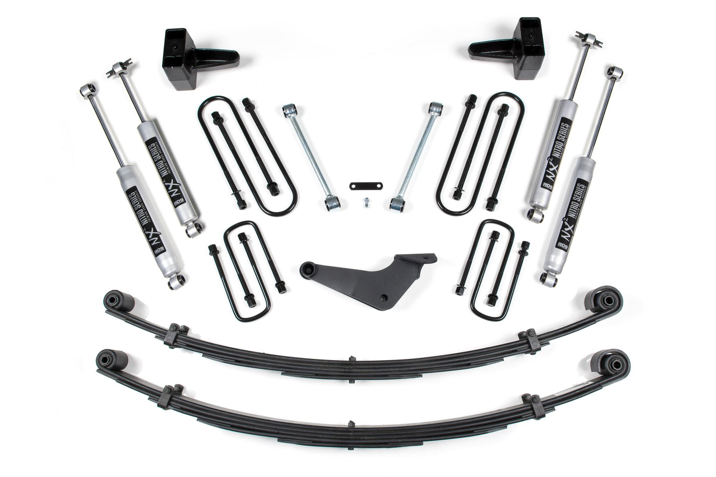 4 Inch Lift Kit Ford Excursion 00-05 4WD Leaf Springs BDS Suspension-1