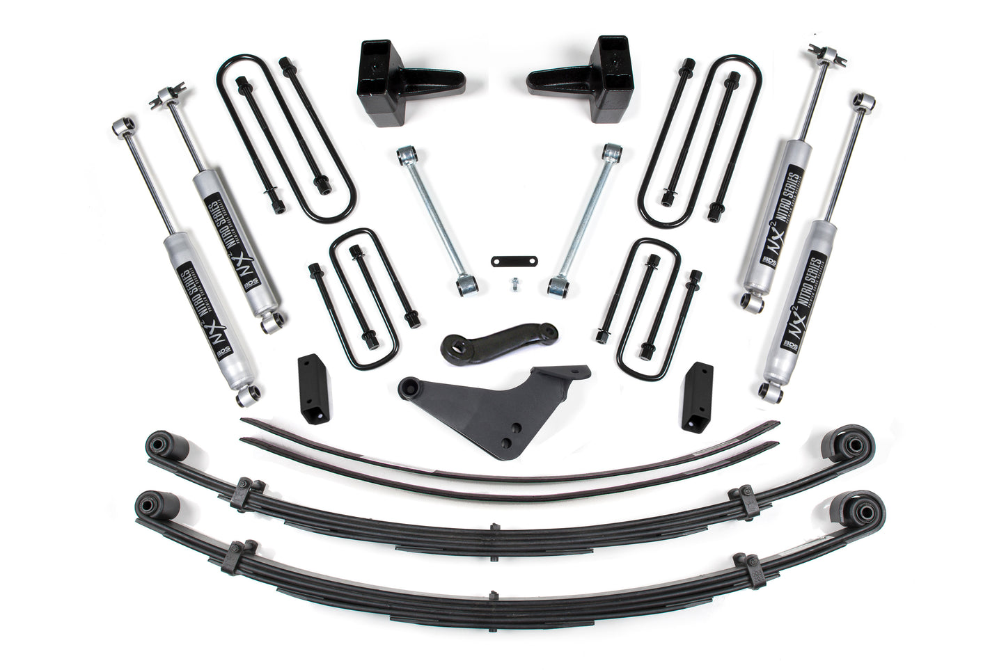 6 Inch Lift Kit Ford Excursion 00-05 4WD Leaf Springs BDS Suspension-1