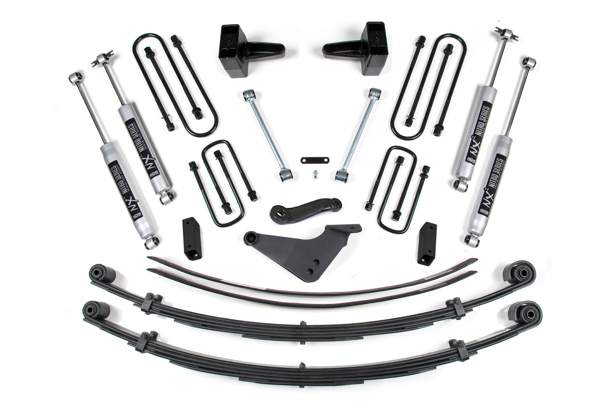6 Inch Lift Kit Ford Excursion 00-05 4WD Leaf Springs BDS Suspension
