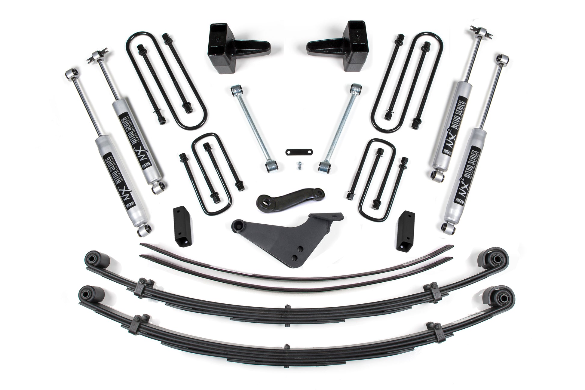 6 Inch Lift Kit Ford Excursion 00-05 4WD Leaf Springs BDS Suspension