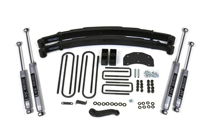 4 Inch Lift Kit Ford F350 Monobeam 80-96 4WD BDS Suspension-1