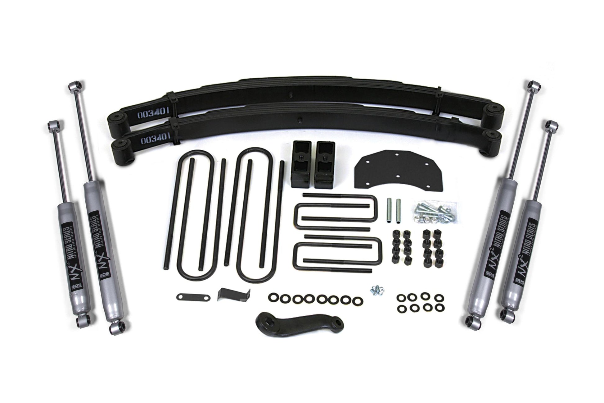 4 Inch Lift Kit Ford F350 Monobeam 80-96 4WD BDS Suspension