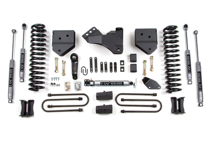 4 Inch Lift Kit Ford F250/F350 Super Duty 05-07 4WD Gas Leaf Springs BDS Suspension-1