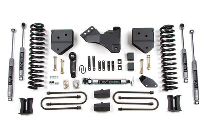 4 Inch Lift Kit Ford F250/F350 Super Duty 05-07 4WD Diesel Block Kit Without Factory Overload BDS Suspension-1