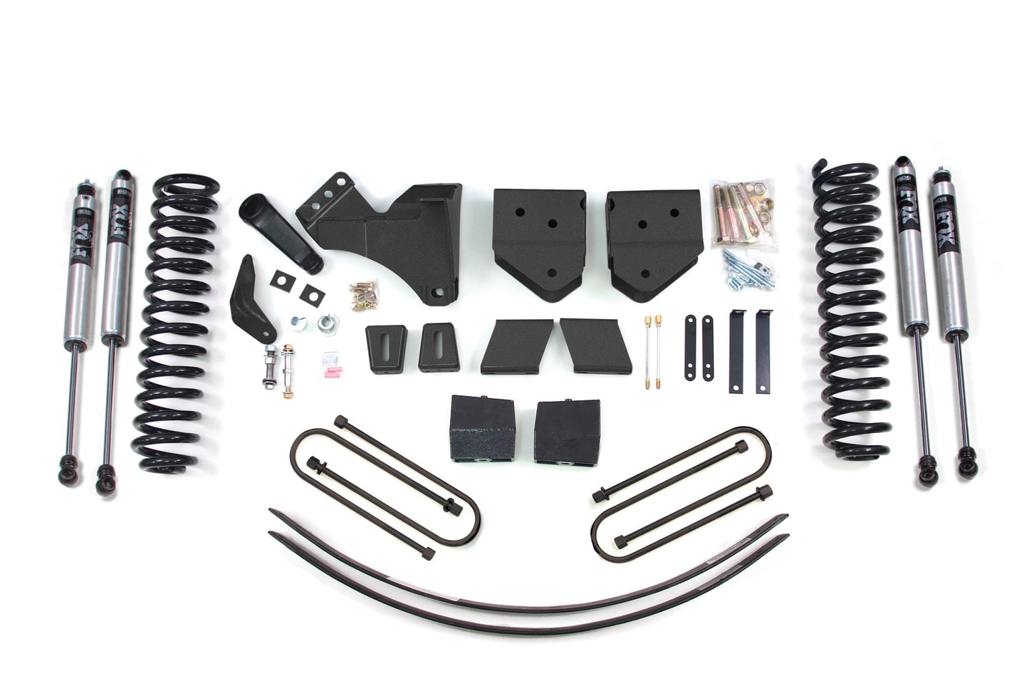 6 Inch Lift Kit Ford F250/F350 Super Duty 05-07 4WD Diesel 3 Inch Block Plus Add A Leaf With Overload BDS Suspension-1