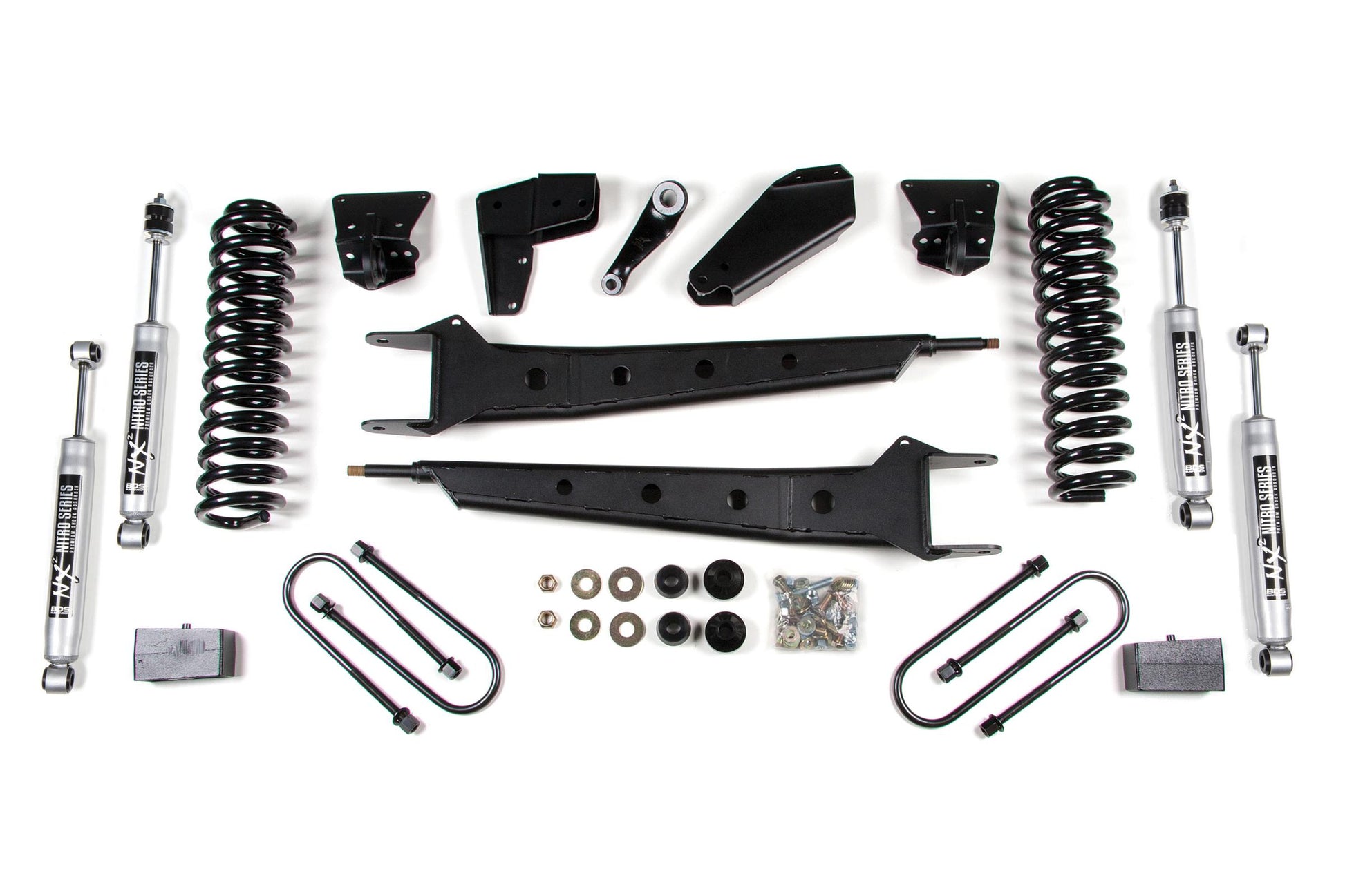 4 Inch Lift Kit w/ Radius Arm Ford F150/Bronco 80-96 4WD NX2 Nitro BDS Suspension