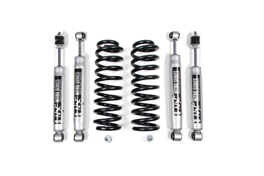 2 Inch Leveling Kit Ford F150/Bronco 80-96 4WD Leaf Springs W/NX2 Nitro Shocks BDS Suspension