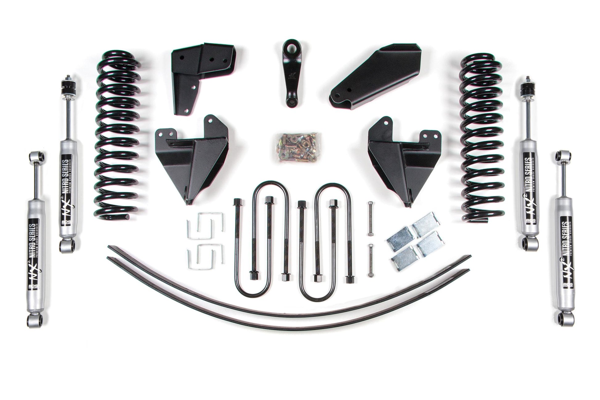 4 Inch Lift Kit Ford F100/F150 80-96 2WD Standard Cab NX2 Nitro BDS Suspension