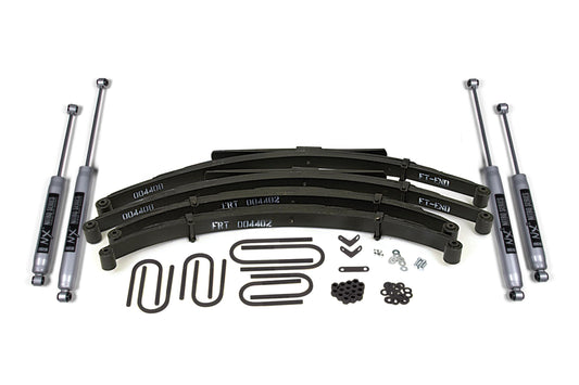 4 Inch Lift Kit Jeep Cherokee SJ Wagoneer Grand Wagoneer or J10/J20 74-89 NX2 Nitro BDS Suspension