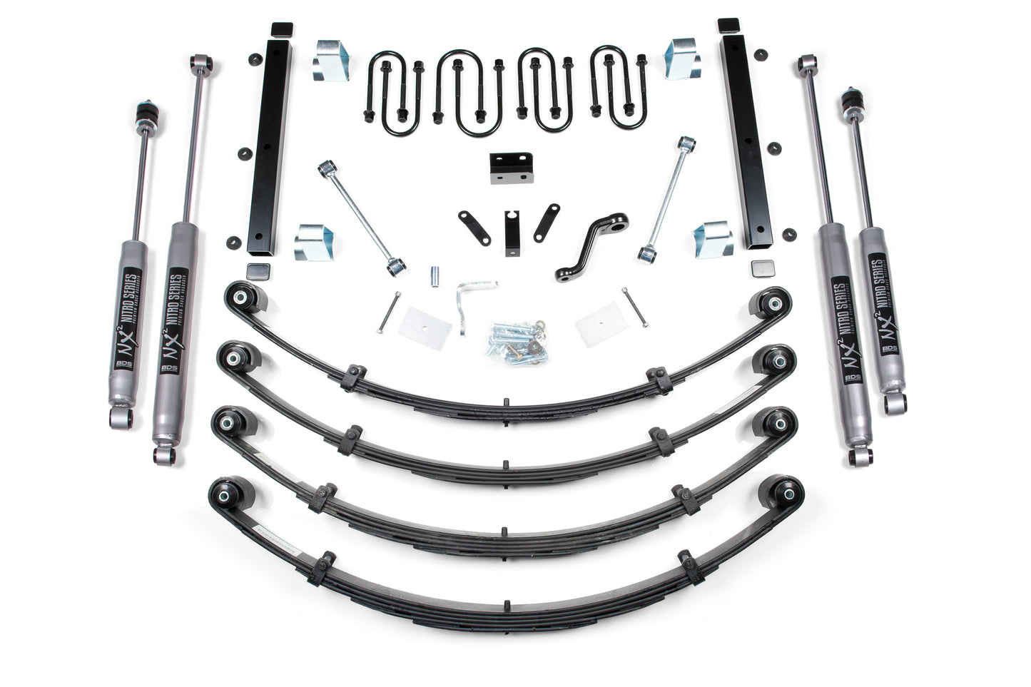 3.5 Inch Lift Kit Jeep Wrangler YJ 87-95 NX2 Nitro BDS Suspension-1