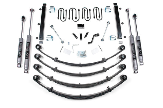 3.5 Inch Lift Kit Jeep Wrangler YJ 87-95 NX2 Nitro BDS Suspension-1