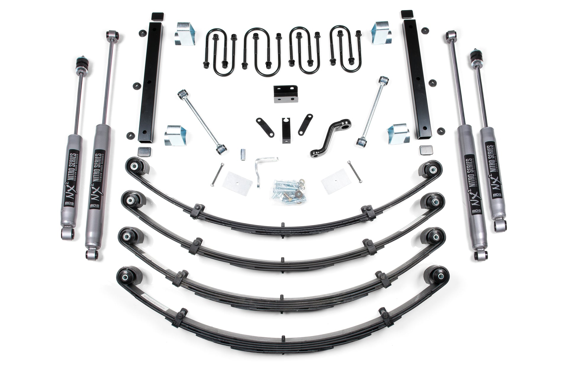 3.5 Inch Lift Kit Jeep Wrangler YJ 87-95 NX2 Nitro BDS Suspension