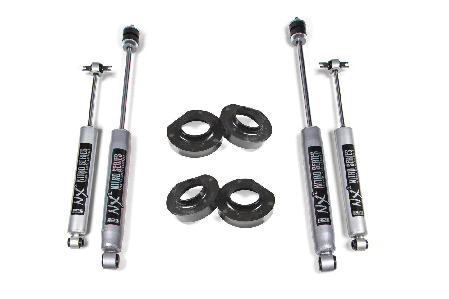 0.75 Inch Lift Kit Jeep Wrangler TJ/LJ 97-06 With NX2 Shocks BDS Suspension