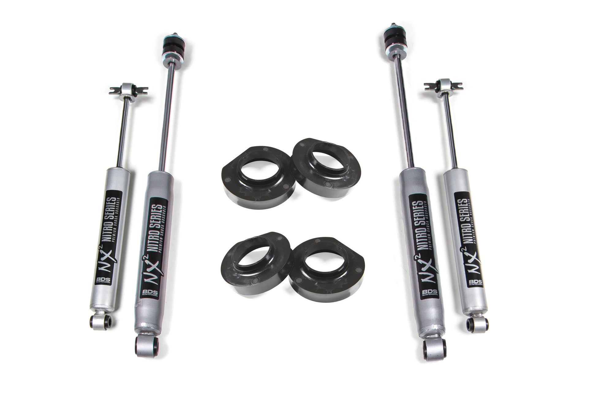 0.75 Inch Lift Kit Jeep Wrangler TJ/LJ 97-06 With NX2 Shocks BDS Suspension