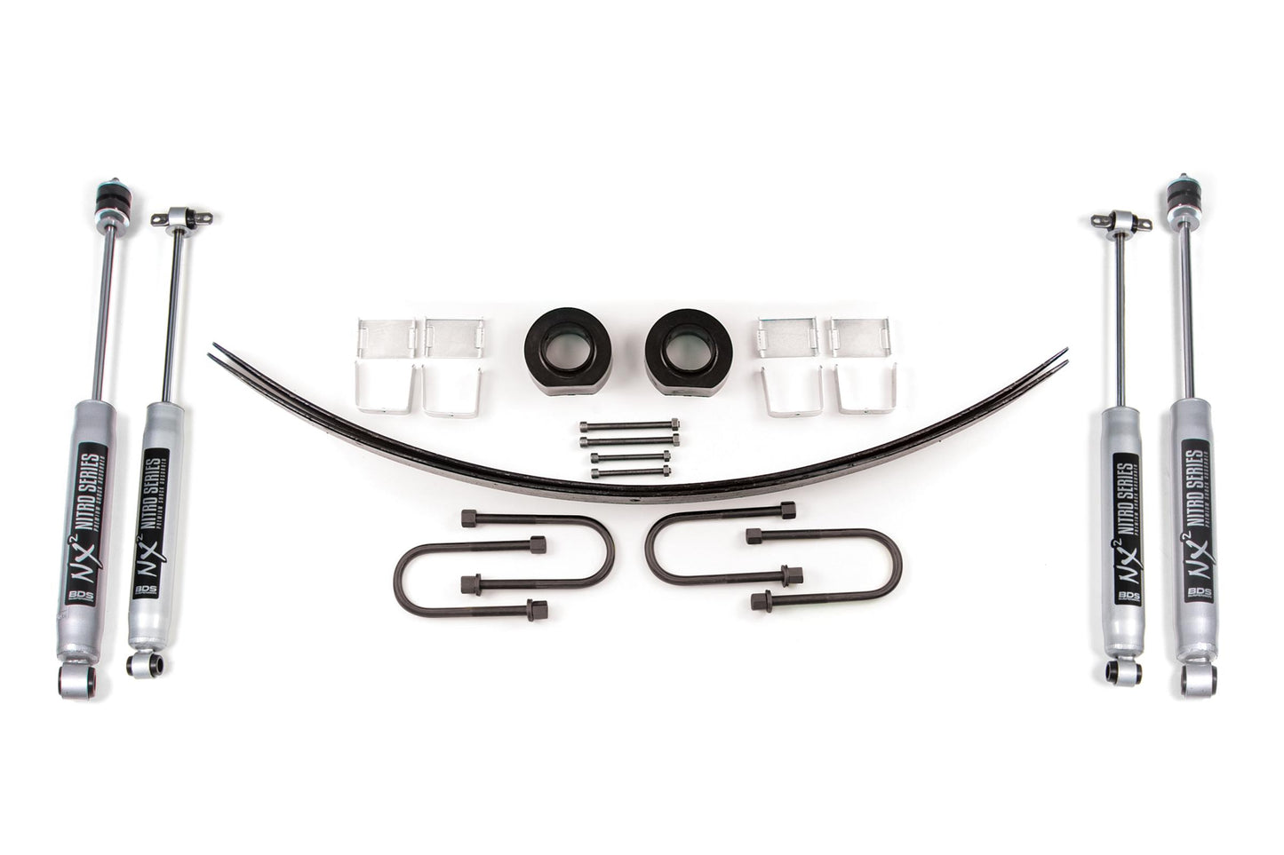 1.75 Inch Lift Kit Jeep Cherokee XJ 84-01 Chrysler 8.25 Axle BDS Suspension