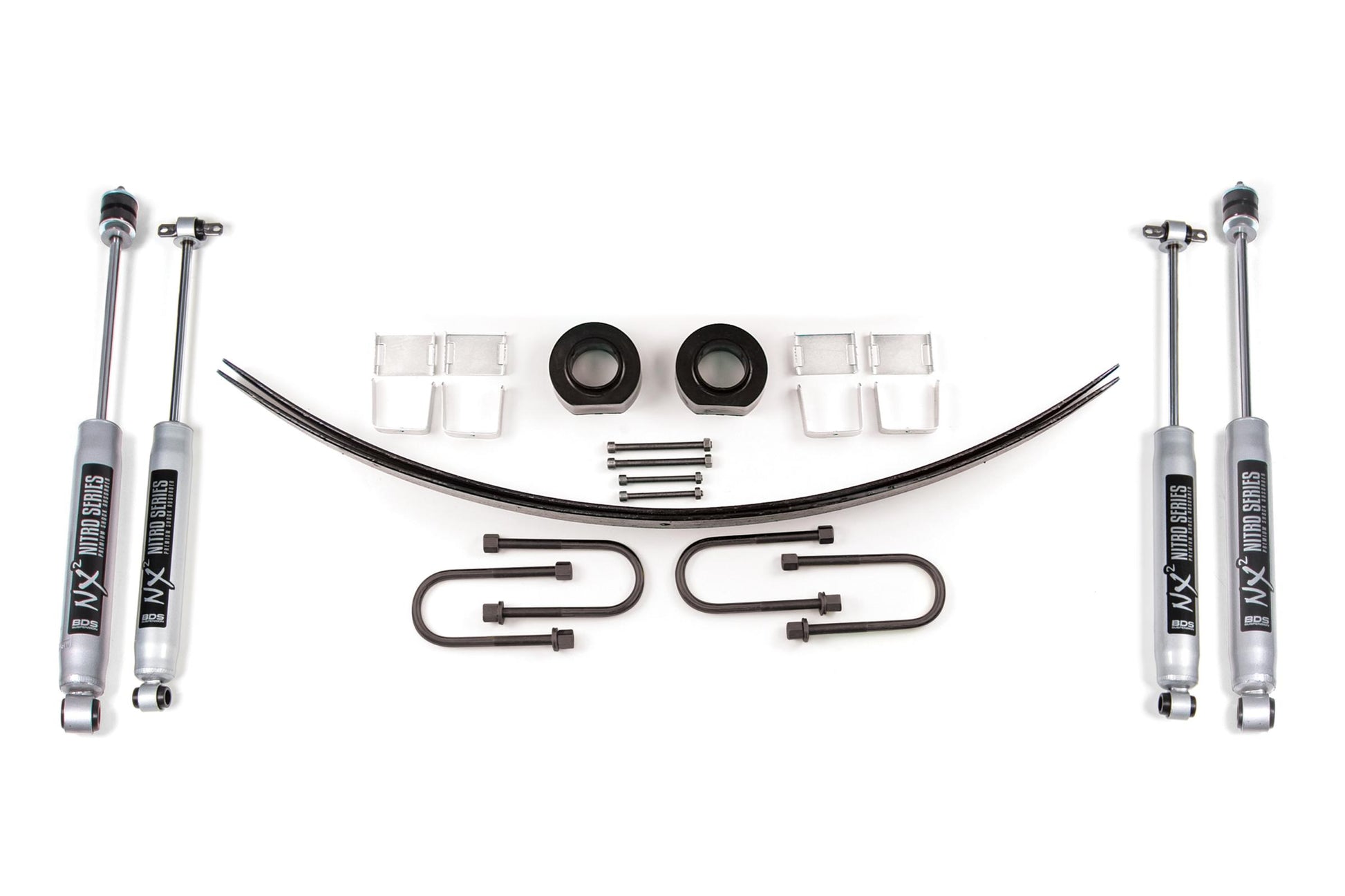 1.75 Inch Lift Kit Jeep Cherokee XJ 84-01 Chrysler 8.25 Axle BDS Suspension