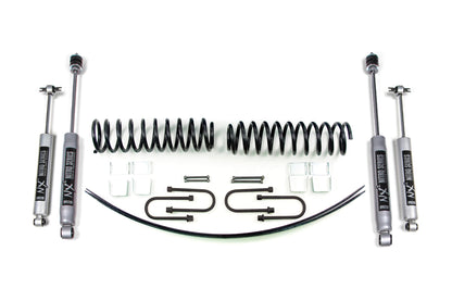 2 Inch Lift Kit Jeep Cherokee XJ 84-01 Dana 35 Rear Axle BDS Suspension