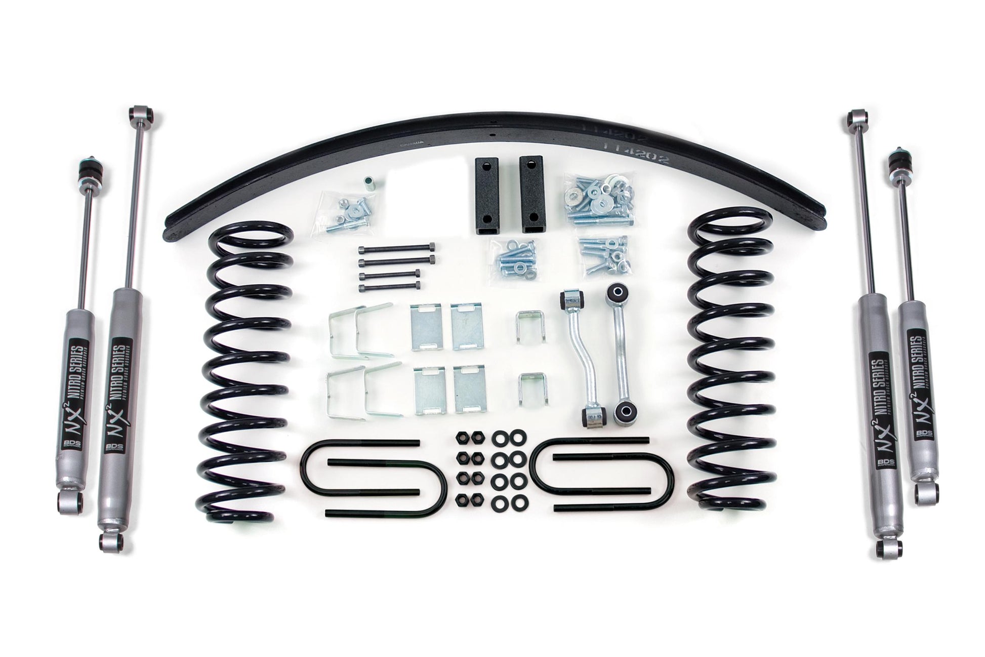 3 Inch Lift Kit Jeep Cherokee XJ 84-01 Chrysler 8.25 Leaf Springs BDS Suspension