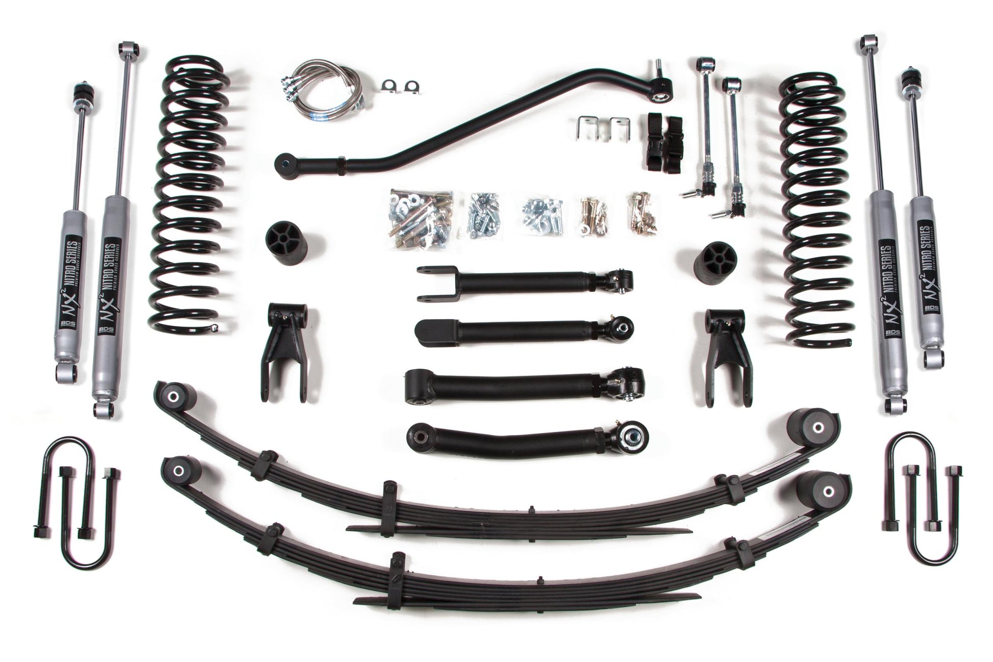 4.5 Inch Lift Kit Jeep Cherokee XJ 84-01 Chrysler 8.25 BDS Suspension