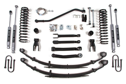 4.5 Inch Lift Kit Jeep Cherokee XJ 84-01 Dana 35 BDS Suspension-1
