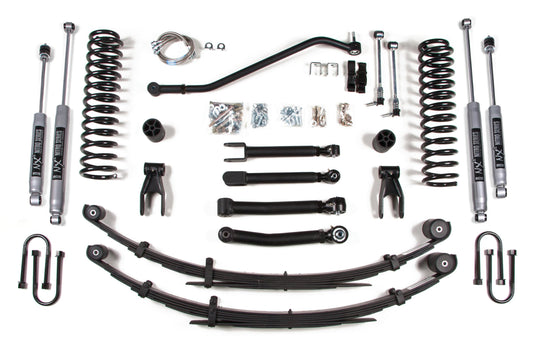 4.5 Inch Lift Kit Jeep Cherokee XJ 84-01 Dana 35 BDS Suspension