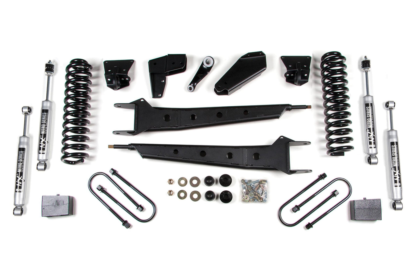 6 Inch Lift Kit w/ Radius Arm Ford F100/F150 80-96 4WD NX2 Nitro BDS Suspension-2