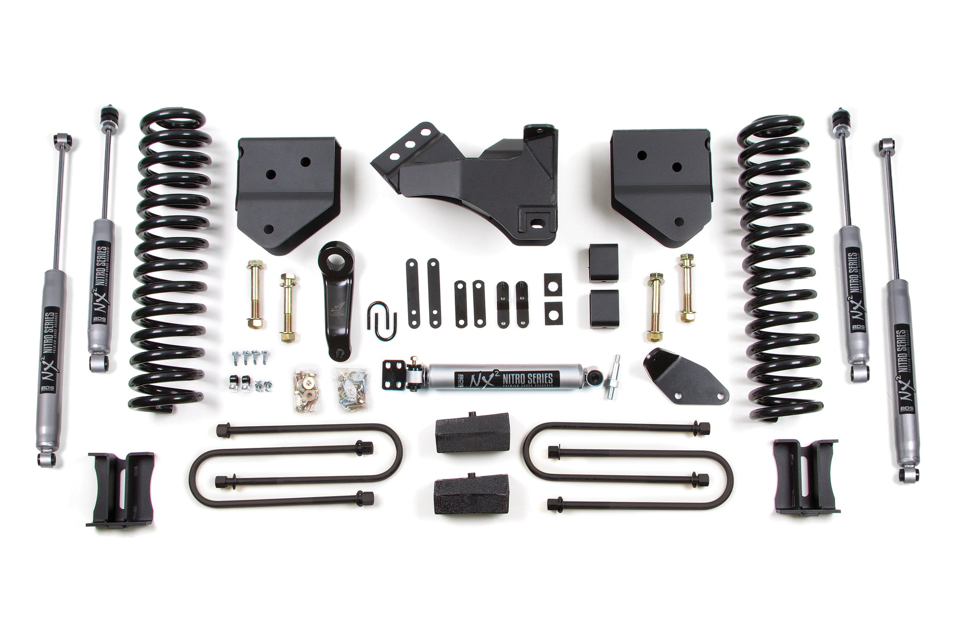 4 Inch Lift Kit Ford F250/F350 Super Duty 08-10 4WD Diesel Leaf Springs BDS Suspension