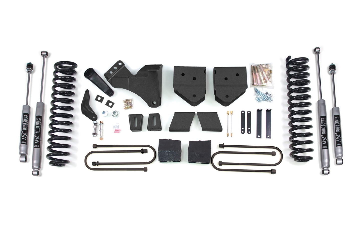 6 Inch Lift Kit Ford F250/F350 Super Duty 08-10 4WD Diesel Block Without Factory Overload BDS Suspension-1