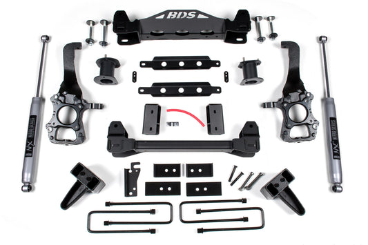 6 Inch Lift Kit Ford F150 09-13 2WD NX2 Nitro BDS Suspension