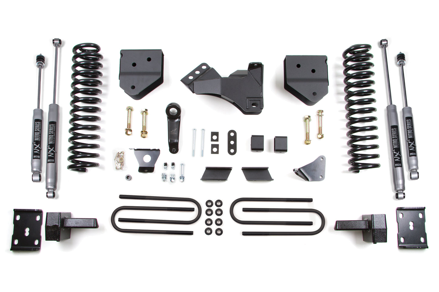 4 Inch Lift Kit Ford F250/F350 Super Duty 11-16 4WD Gas Leaf Springs BDS Suspension