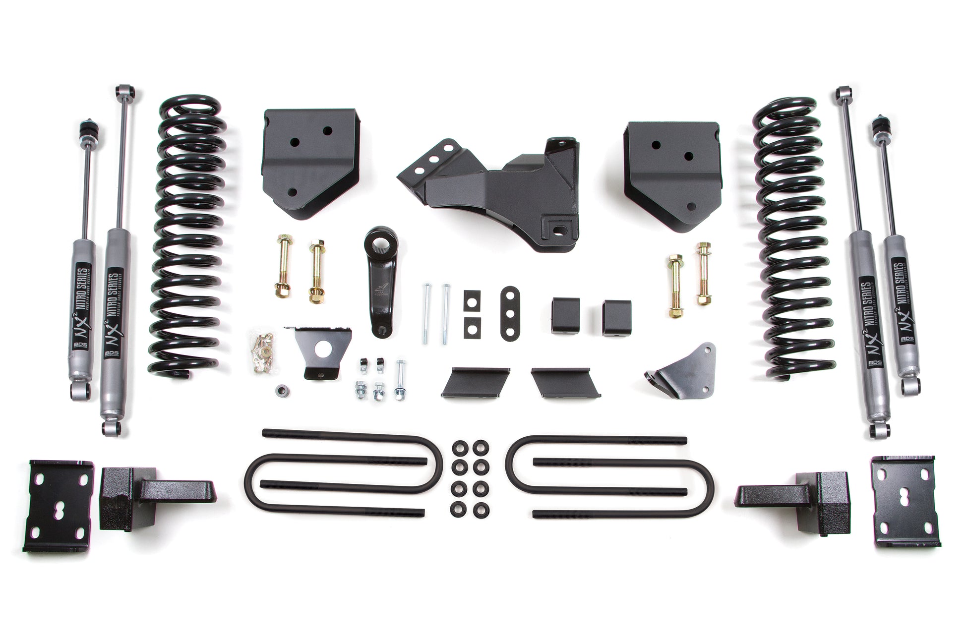 4 Inch Lift Kit Ford F250/F350 Super Duty 11-16 4WD Gas Leaf Springs BDS Suspension