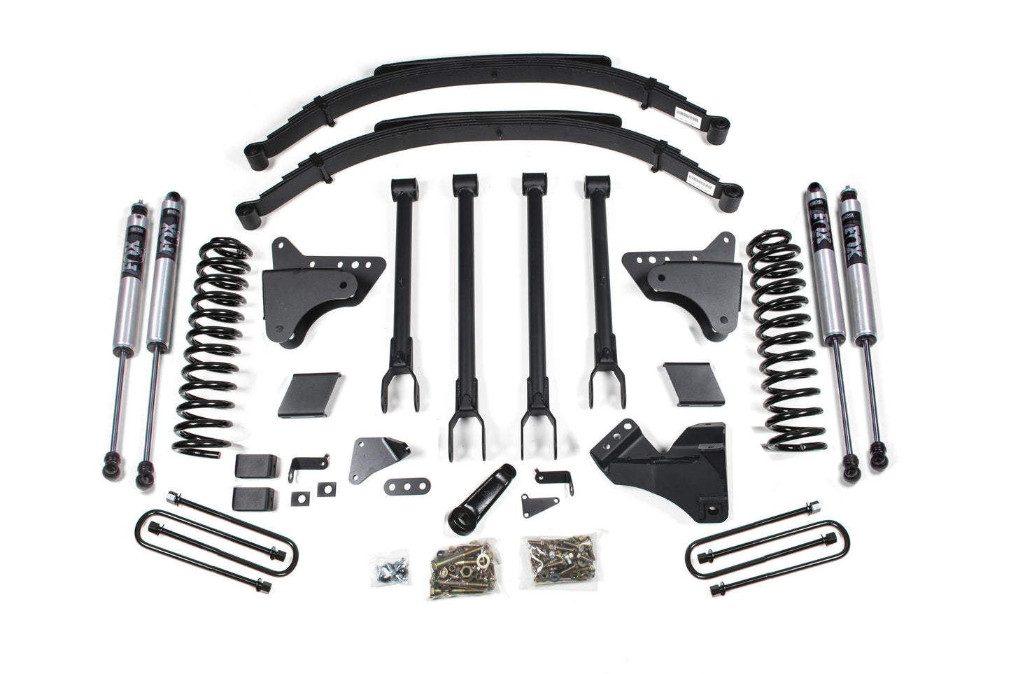 6 Inch Lift Kit w/ 4-Link Ford F250/F350 Super Duty 11-16 4WD Diesel 3 Inch Rear Blocks BDS Suspension