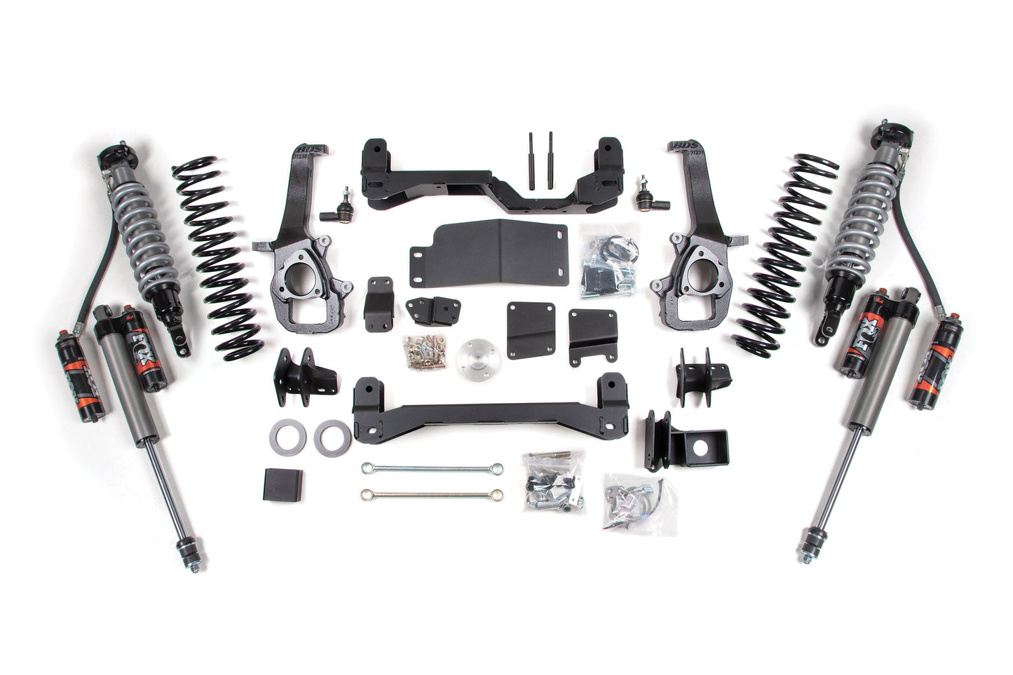 09-11 Ram 1500 6 Inch Lift Kit, 5 Inch Rear Lift, Coil Spring - Fox 2.5 Performance Elite Series C/O, Fox 2.0 IFP Performance Series Shocks BDS Suspension
