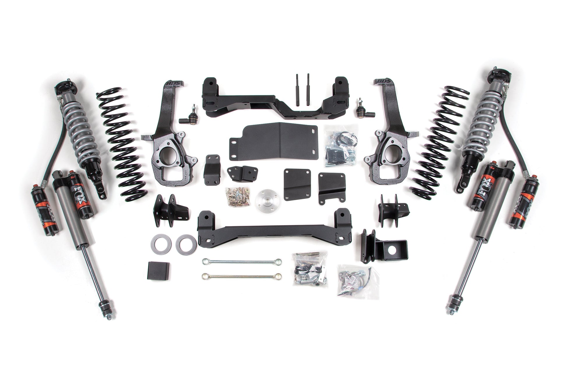 09-11 Ram 1500 6 Inch Lift Kit, 5 Inch Rear Lift, Coil Spring - Fox 2.5 Performance Elite Series C/O, Fox 2.0 IFP Performance Series Shocks BDS Suspension