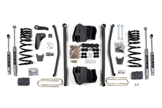 8 Inch Lift Kit Long Arm Dodge Ram 2500 09-13 4WD Diesel Block Kit 3.5 Inch Axle NX2 Nitro BDS Suspension