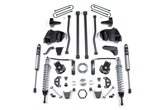 6 Inch Lift Kit Long Arm & FOX 2.5 Coil-Over Conversion Dodge Ram 2500/3500 2008 4WD Fox 2.5 Performance Shocks Diesel Fox 2.5 Performance Shocks BDS Suspension-1