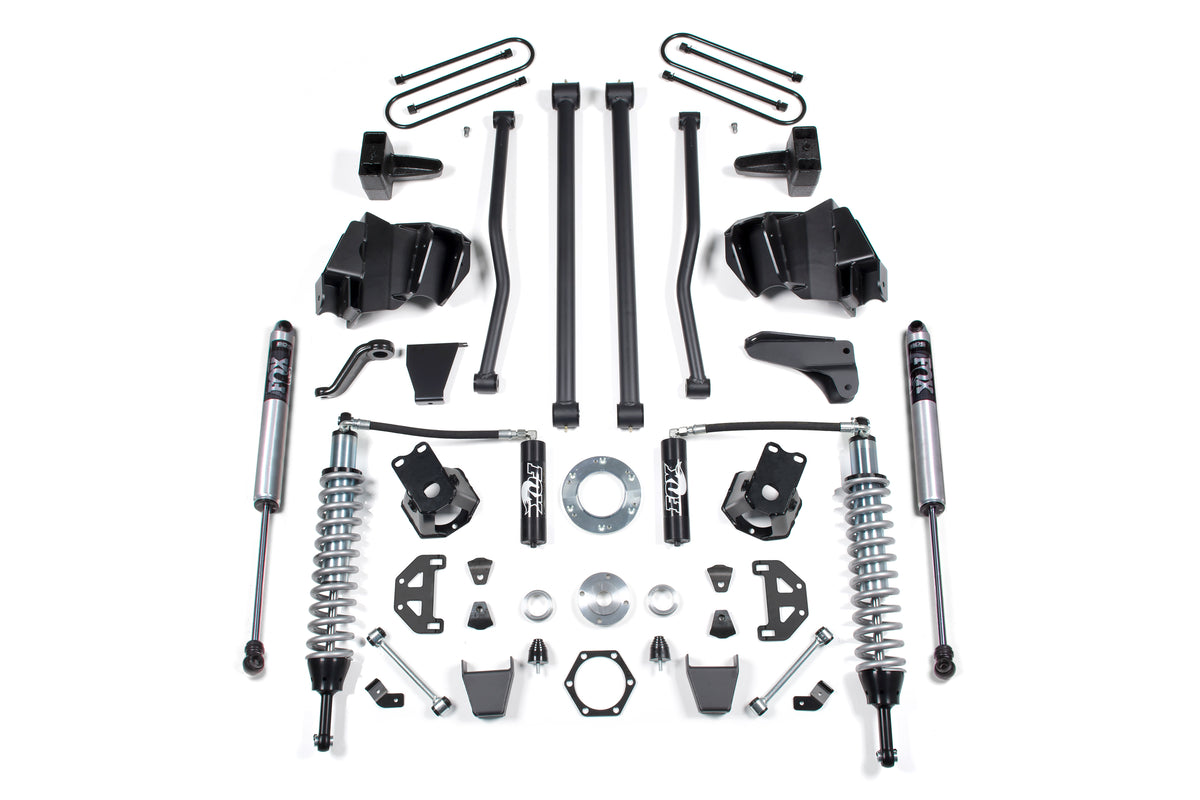 6 Inch Lift Kit Long Arm & FOX 2.5 Coil-Over Conversion Dodge Ram 2500/3500 2008 4WD Fox 2.5 Performance Shocks Diesel Fox 2.5 Performance Shocks BDS Suspension-1