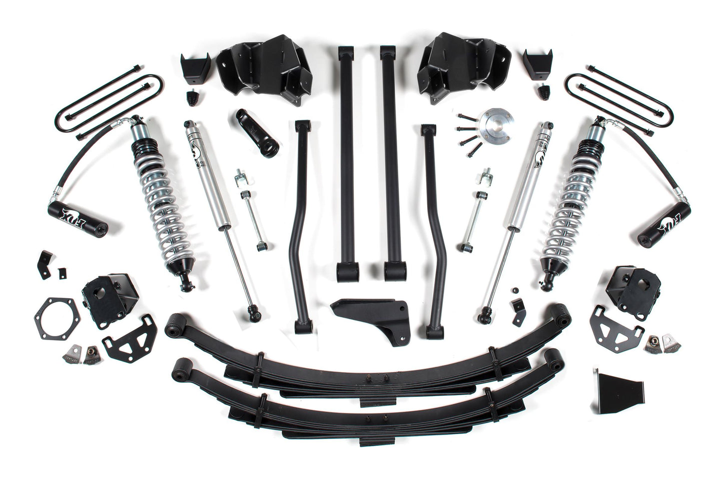 6 Inch Lift Kit Long Arm & FOX 2.5 Coil-Over Conversion Dodge Ram 2500/3500 03-07 4WD Fox 2.5 Performance Shocks Diesel Fox 2.5 Performance Shocks BDS Suspension-1