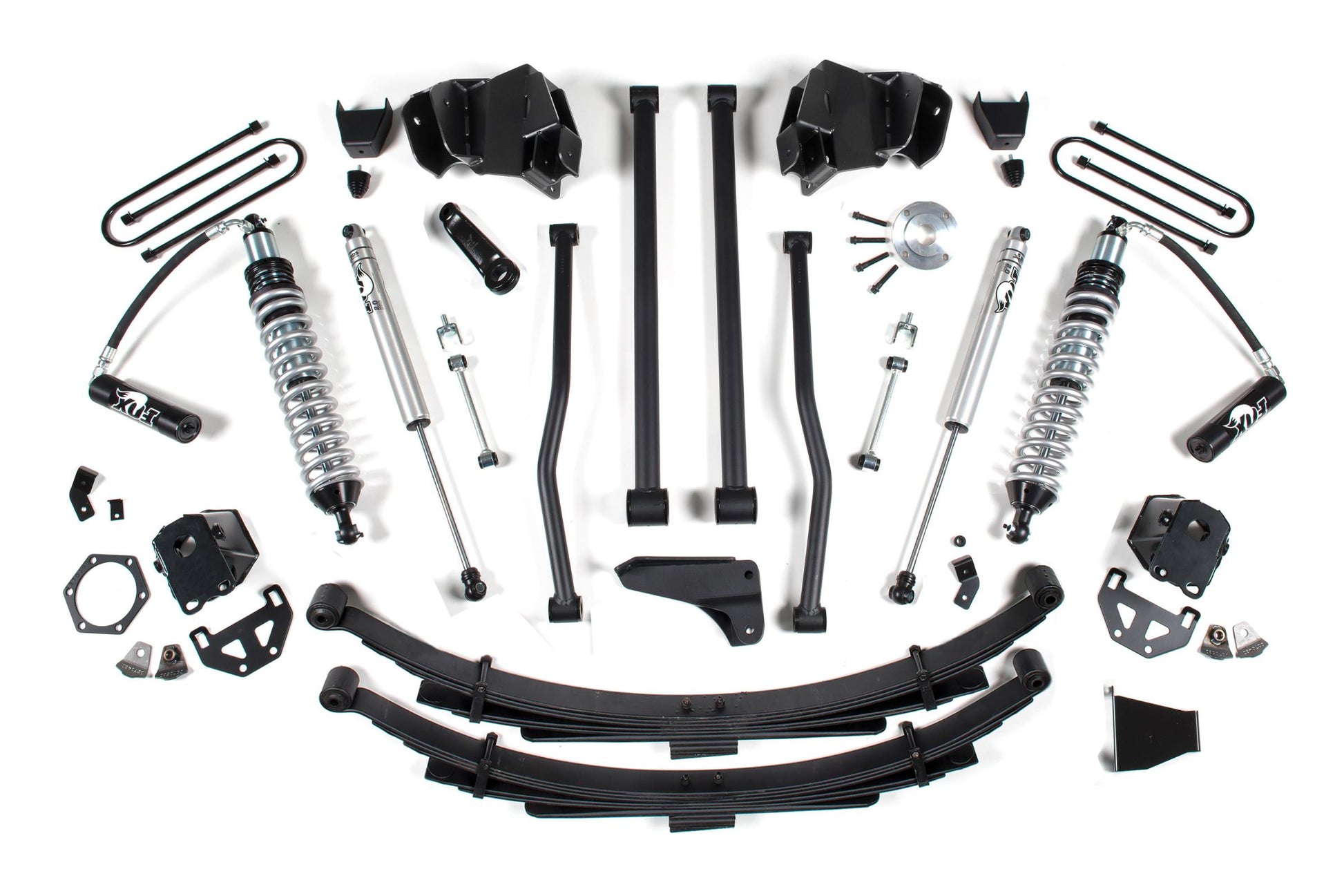 6 Inch Lift Kit Long Arm & FOX 2.5 Coil-Over Conversion Dodge Ram 2500/3500 03-07 4WD Fox 2.5 Performance Shocks Diesel Fox 2.5 Performance Shocks BDS Suspension