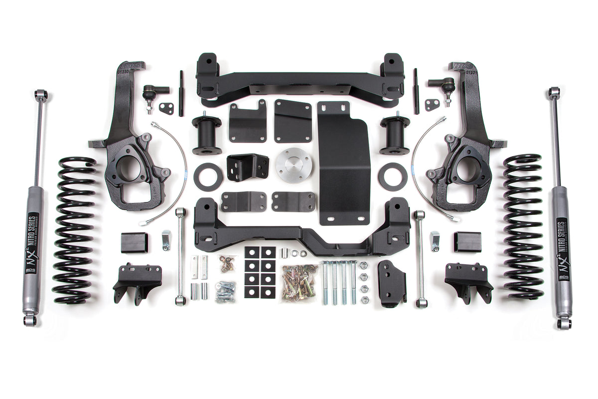 6 Inch Lift Kit Dodge Ram 1500 2012 4WD 3 Inch Coil Springs Supsension BDS Suspension