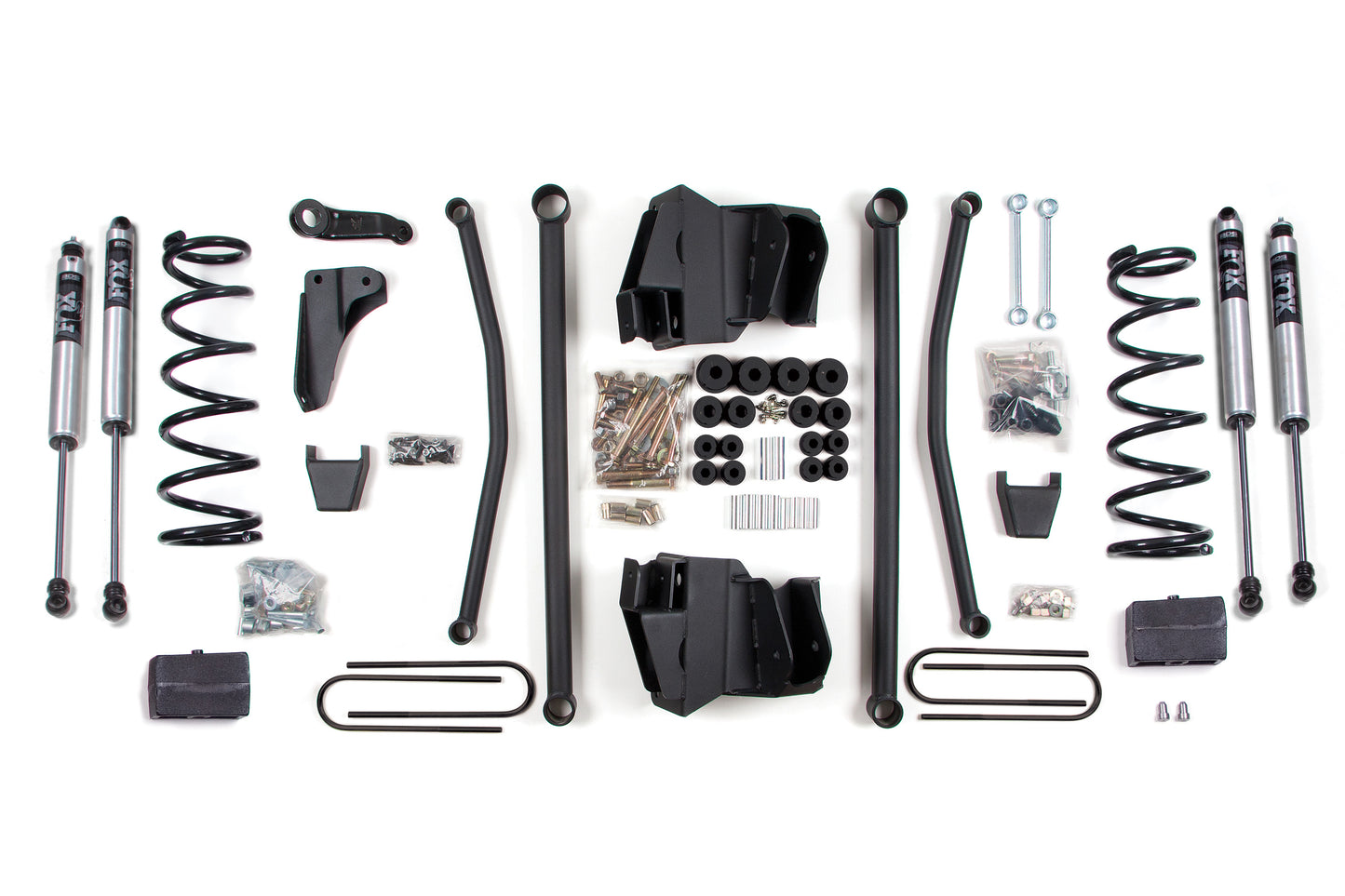 09-13 Dodge Power Wagon 4 Inch Lift Kit Block w/4 Inch Axle - Fox 2.0 IFP Performance Series Shocks BDS Suspension