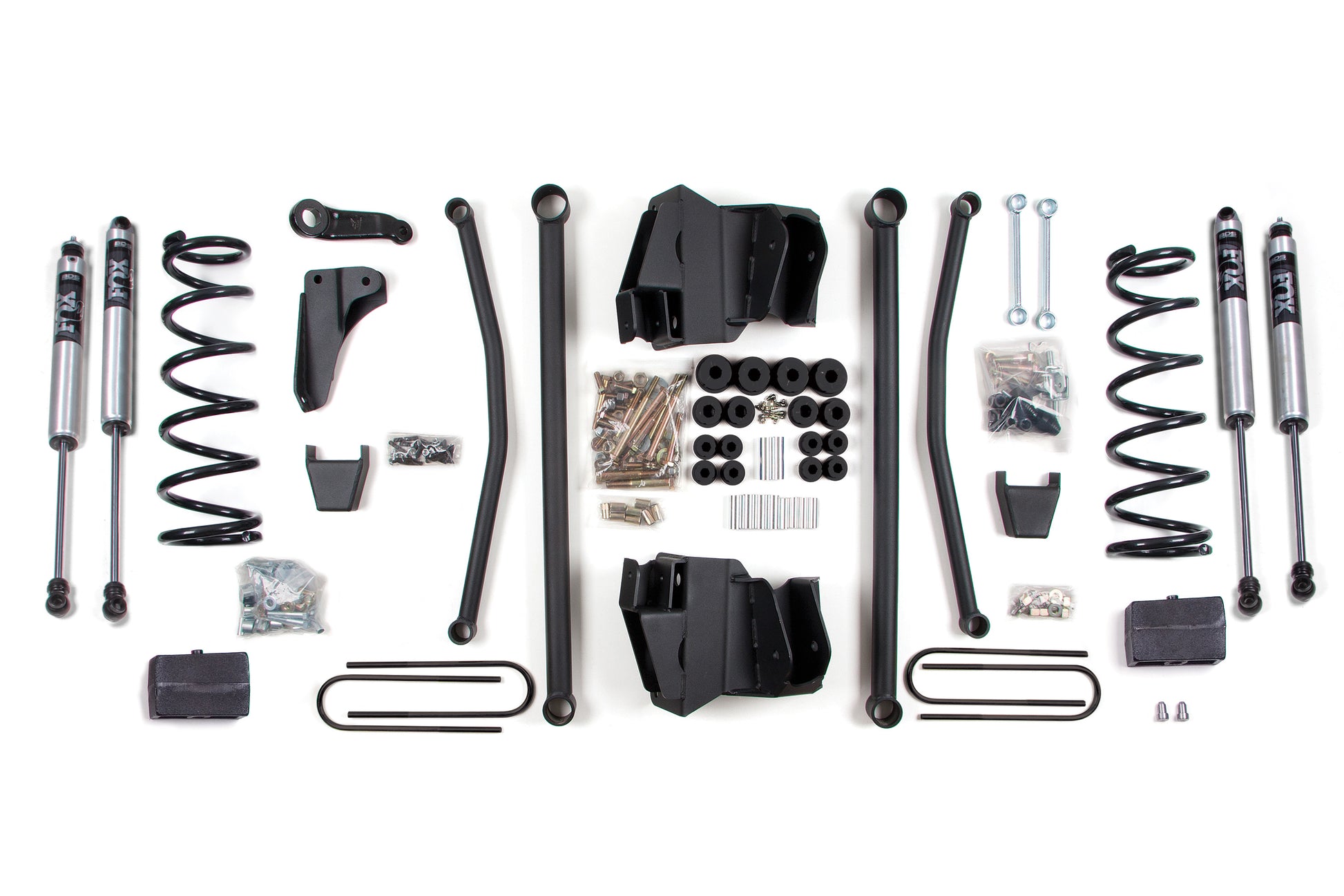09-13 Dodge Power Wagon 4 Inch Lift Kit Block w/4 Inch Axle - Fox 2.0 IFP Performance Series Shocks BDS Suspension