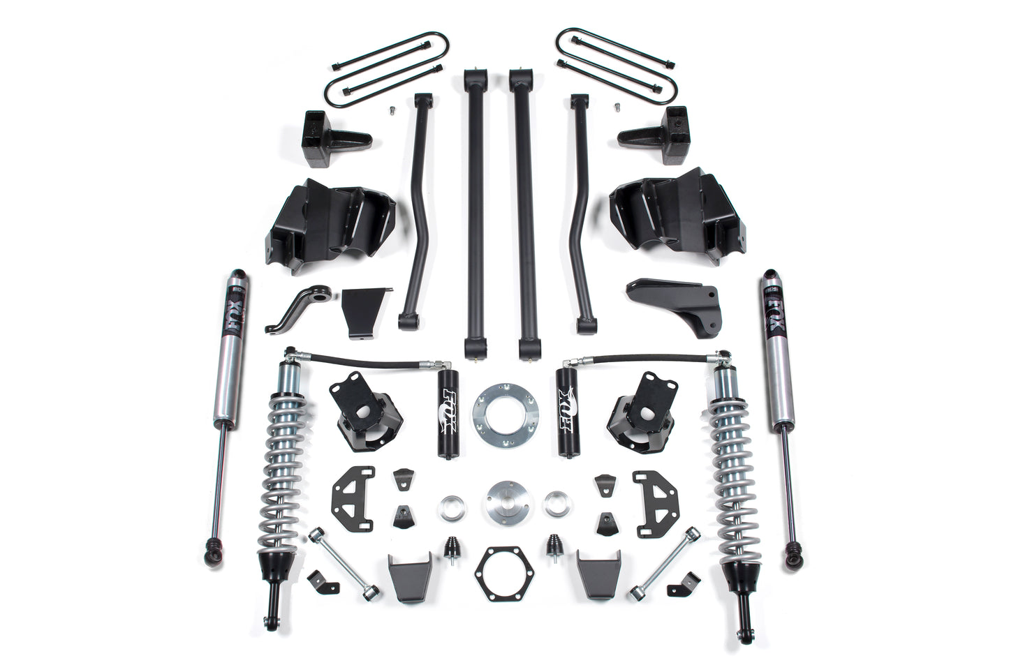 6 Inch Lift Kit Long Arm & FOX 2.5 Coil-Over Conversion Dodge Ram 2500/3500 2008 4WD Fox 2.5 Performance Shocks Diesel Fox 2.5 Performance Shocks BDS Suspension