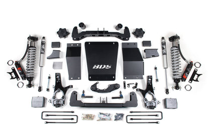 6 Inch Lift Kit FOX 2.5 Performance Elite Block Lift Coil-Over 14-18 Silverado/Sierra 1500 4WD BDS Suspension-4