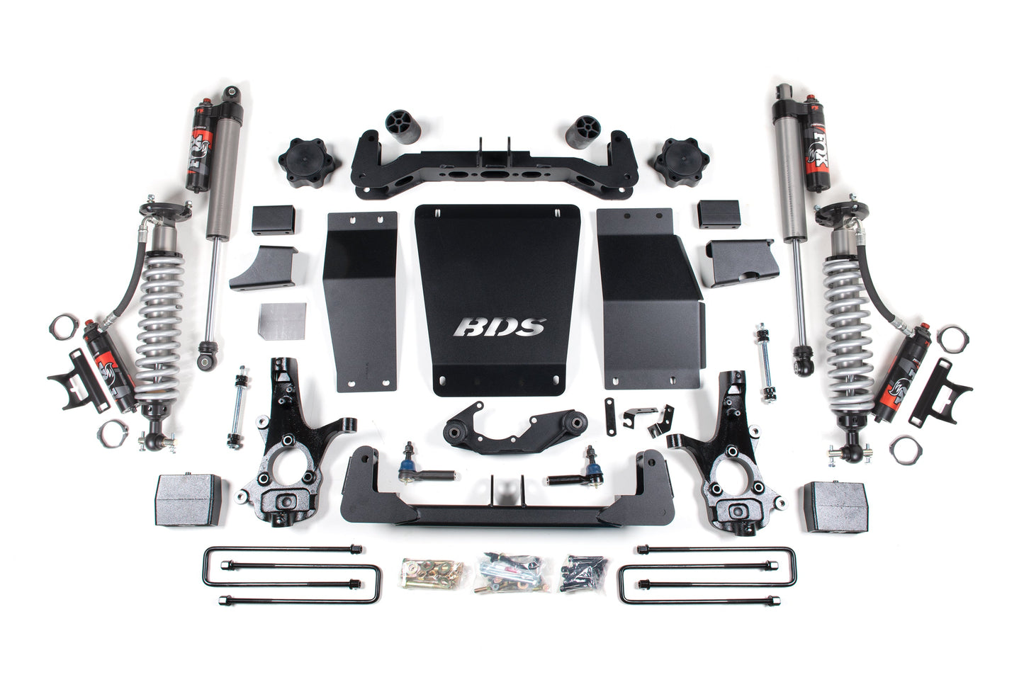 6 Inch Lift Kit FOX 2.5 Performance Elite Block Lift Coil-Over 14-18 Silverado/Sierra 1500 4WD BDS Suspension-5