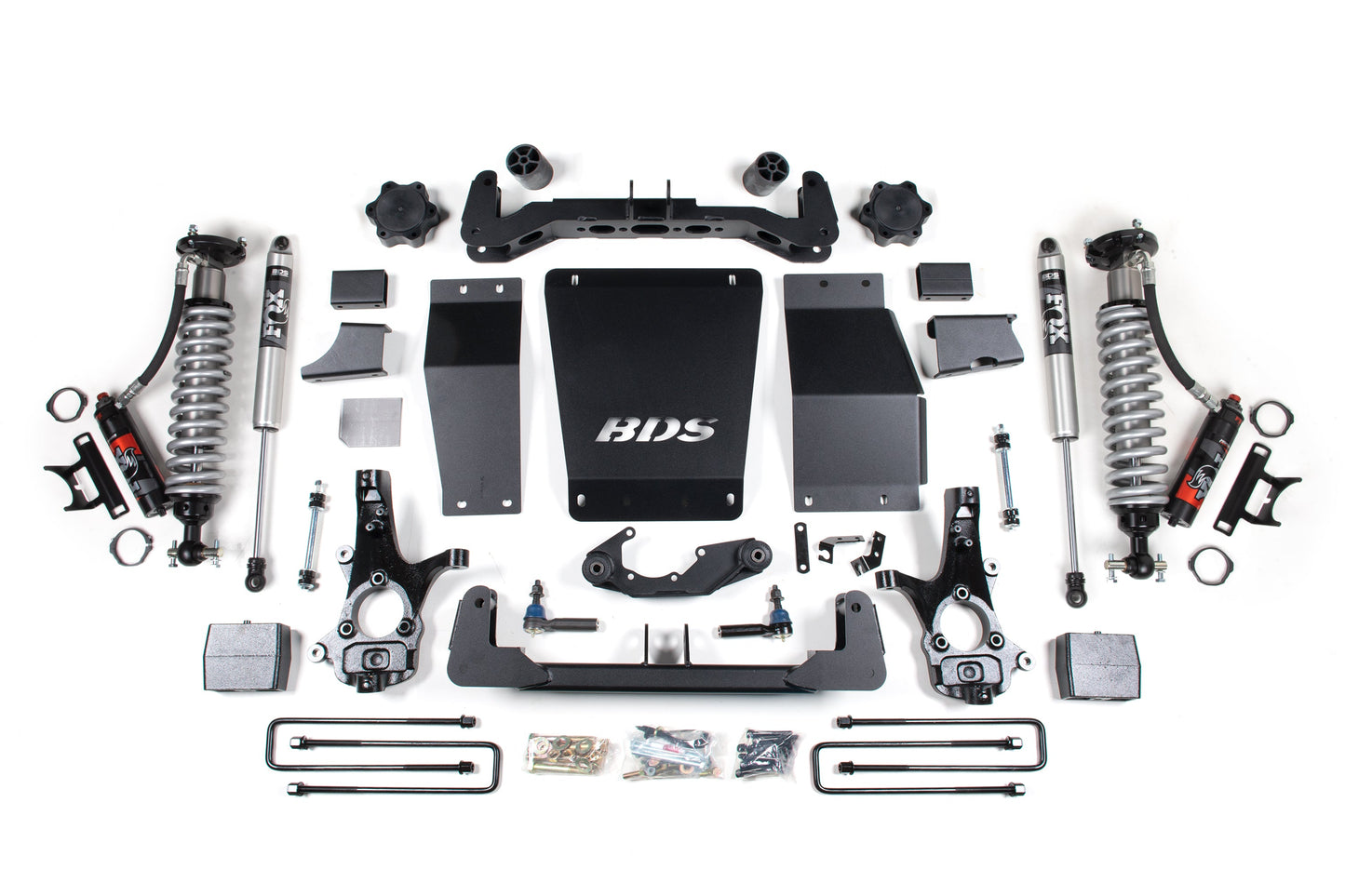 6 Inch Lift Kit FOX 2.5 Performance Elite Block Lift Coil-Over 14-18 Silverado/Sierra 1500 4WD BDS Suspension-3