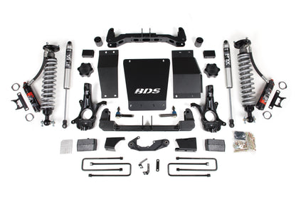 4 Inch Lift Kit FOX 2.5 Performance Elite Block Kit Coil-Over 14-18 Silverado/Sierra 1500 4WD BDS Suspension-5