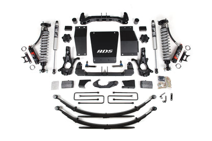 4 Inch Lift Kit FOX 2.5 Performance Elite Block Kit Coil-Over 14-18 Silverado/Sierra 1500 4WD BDS Suspension-4