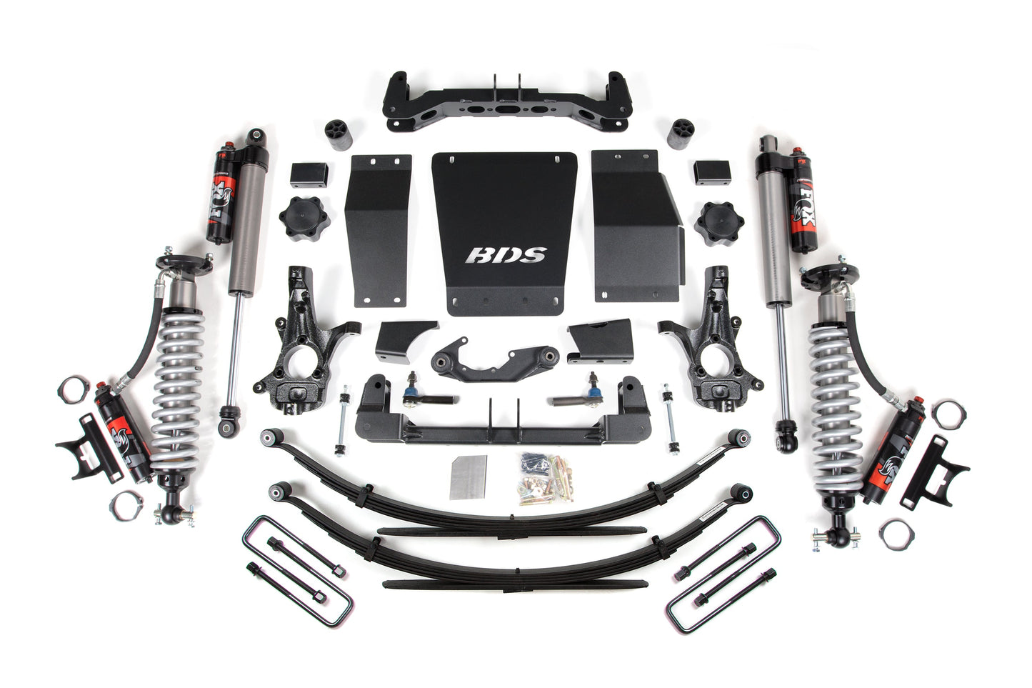 6 Inch Lift Kit FOX 2.5 Performance Elite Block Lift Coil-Over 14-18 Silverado/Sierra 1500 4WD BDS Suspension-6