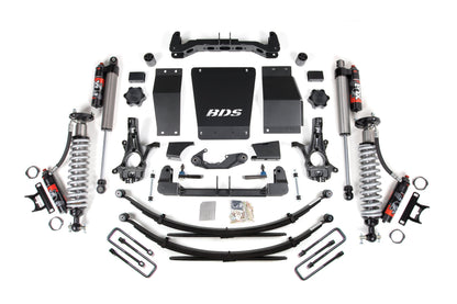 6 Inch Lift Kit FOX 2.5 Performance Elite Block Lift Coil-Over 14-18 Silverado/Sierra 1500 4WD BDS Suspension-1